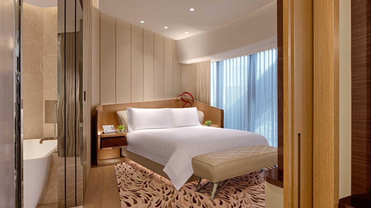 Schlafzimmer im City of Dreams - Morpheus Macau