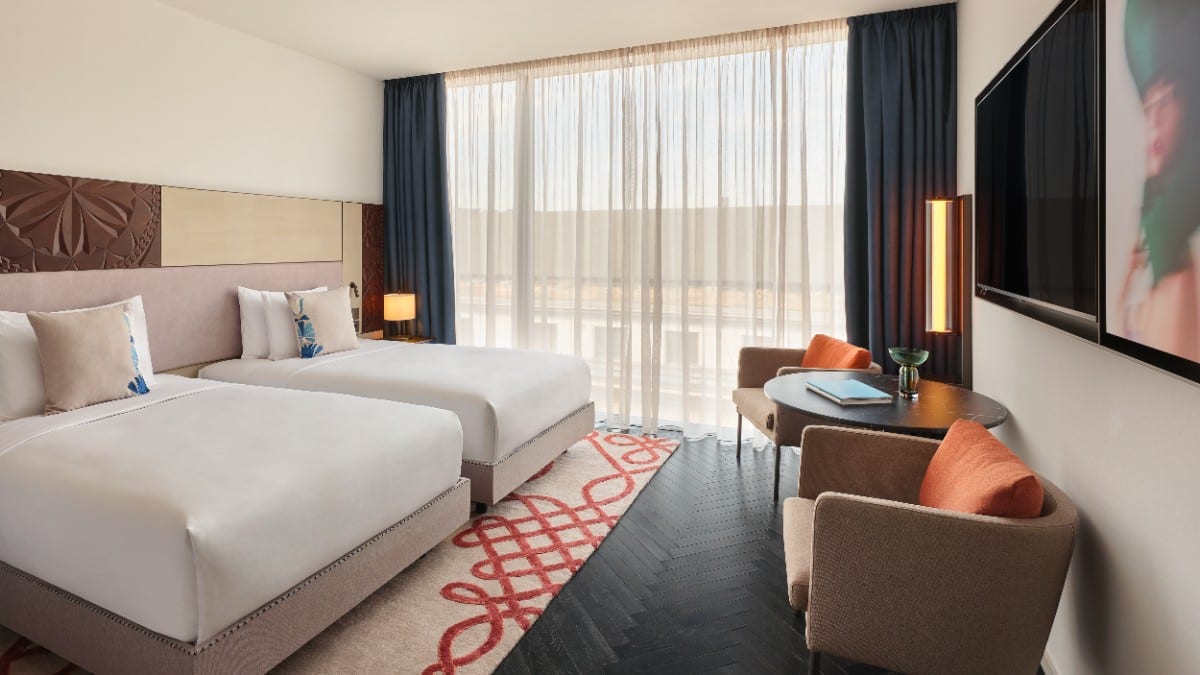 Schlafzimmer im Dorothea Hotel, Budapest, Autograph Collection
