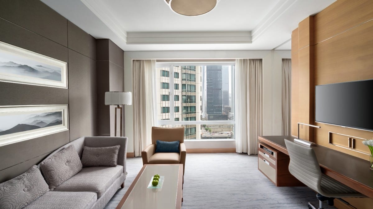 Schlafzimmer im Kerry Hotel, Beijing
