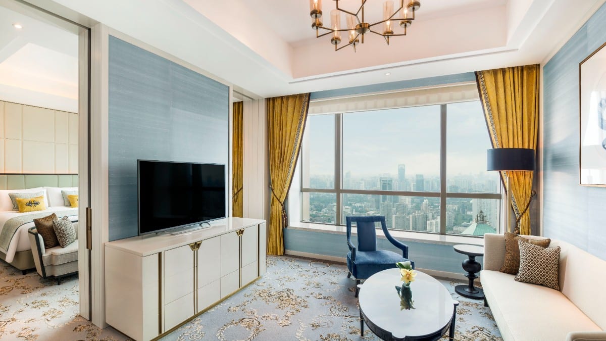 Bedroom at The St. Regis Shanghai Jingan