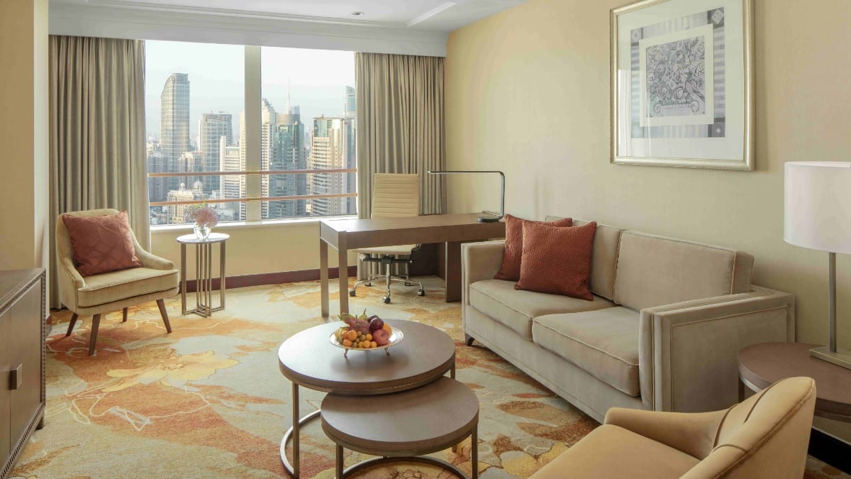 Bedroom at Radisson Blu Hotel Shanghai New World