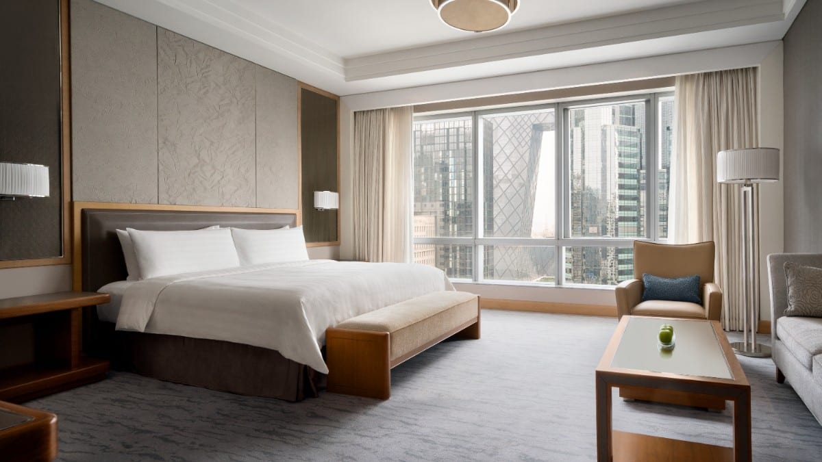 Schlafzimmer im Kerry Hotel, Beijing