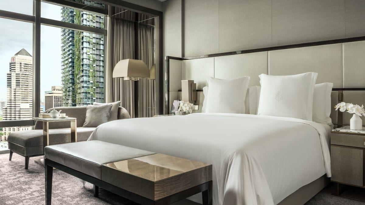 Schlafzimmer im Four Seasons Hotel Kuala Lumpur