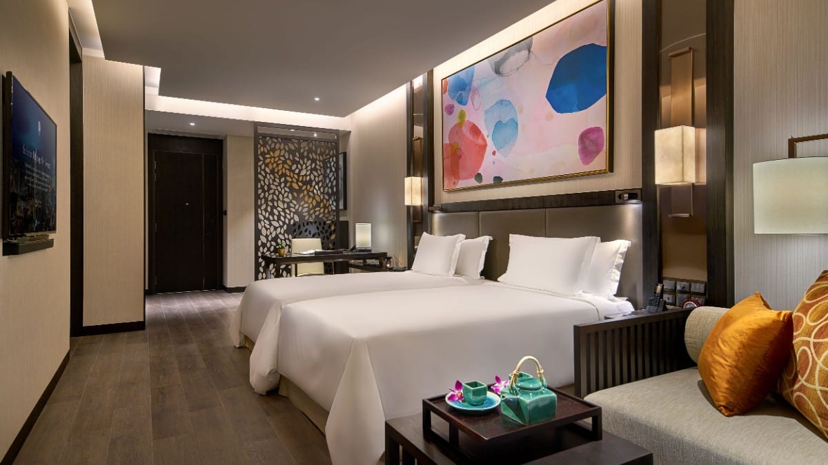Schlafzimmer im Banyan Tree Kuala Lumpur