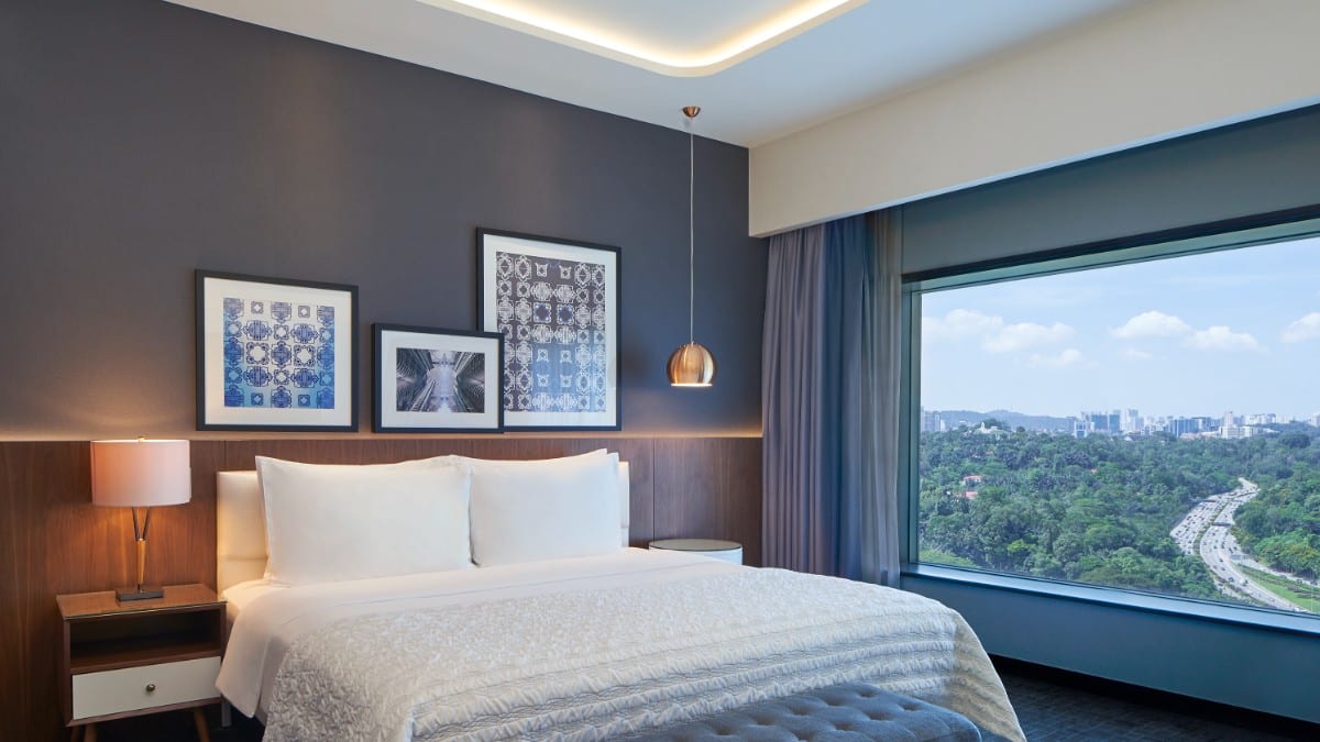 Schlafzimmer im Le Méridien Kuala Lumpur