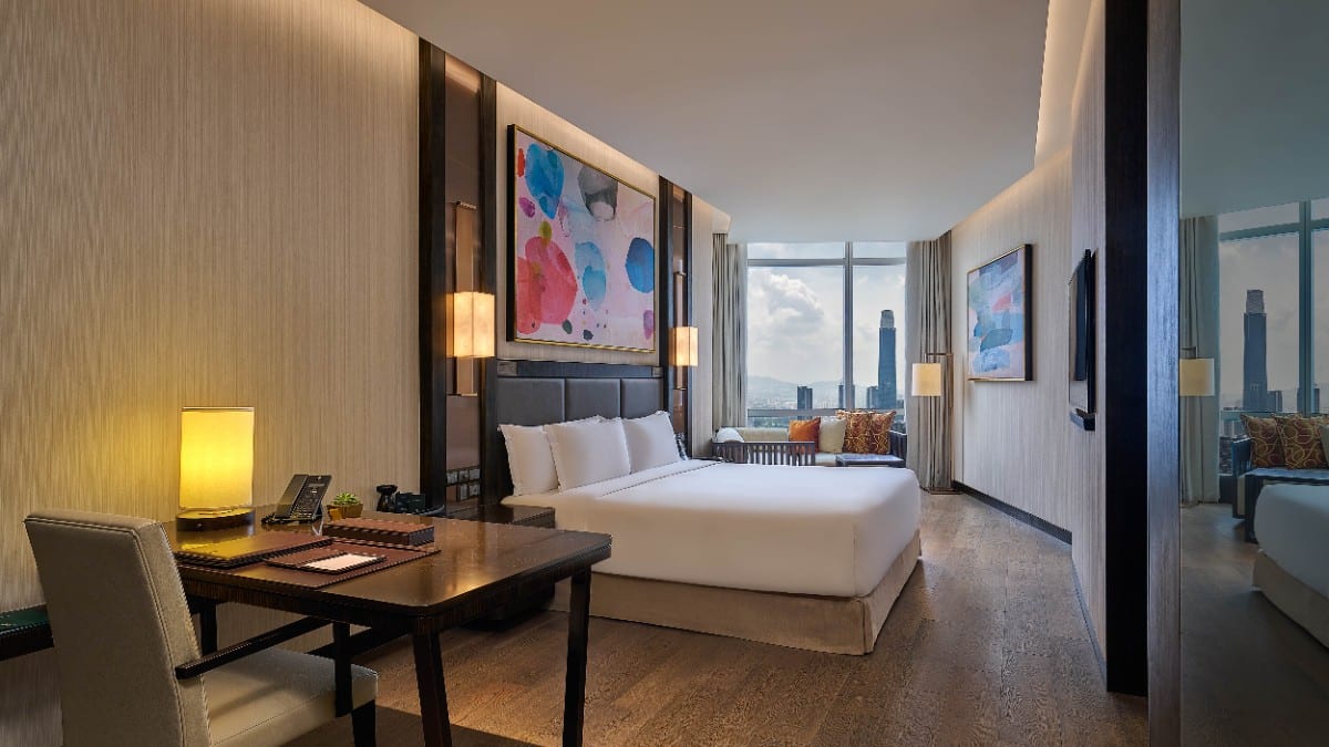 Schlafzimmer im Banyan Tree Kuala Lumpur
