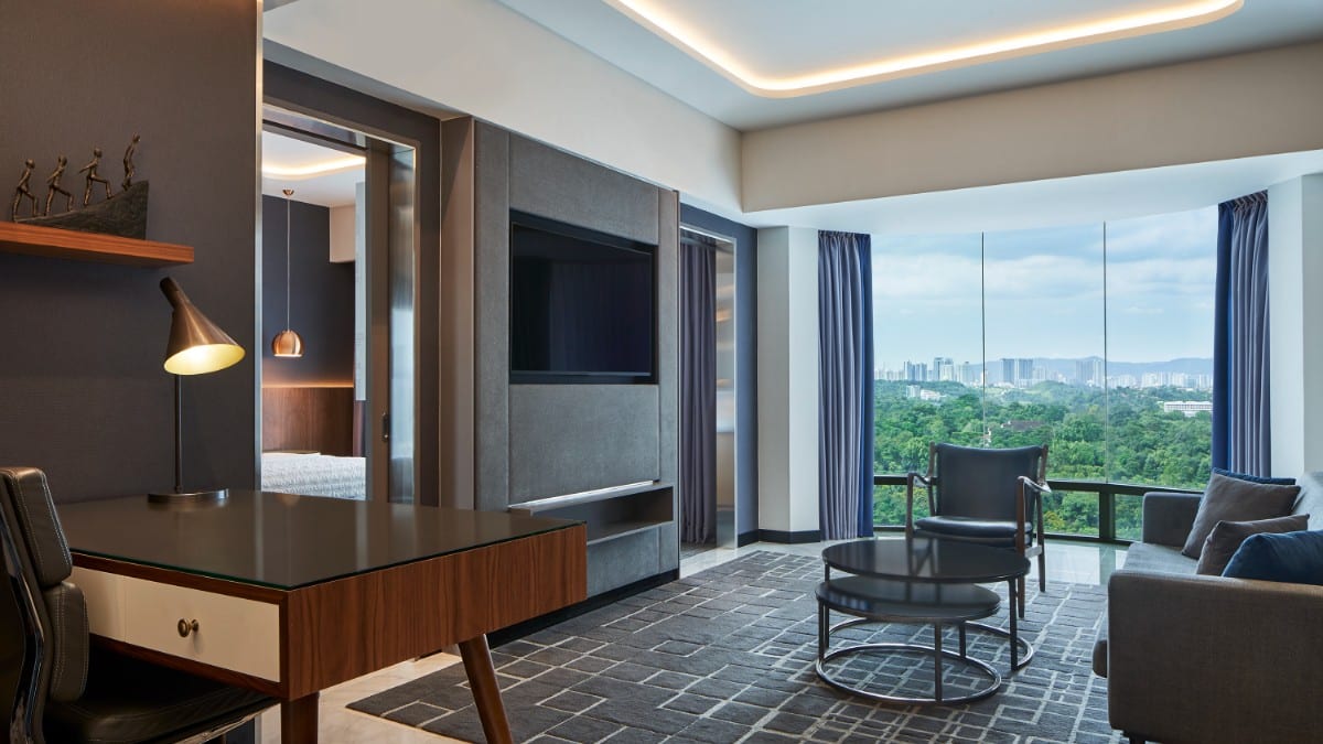 Schlafzimmer im Le Méridien Kuala Lumpur