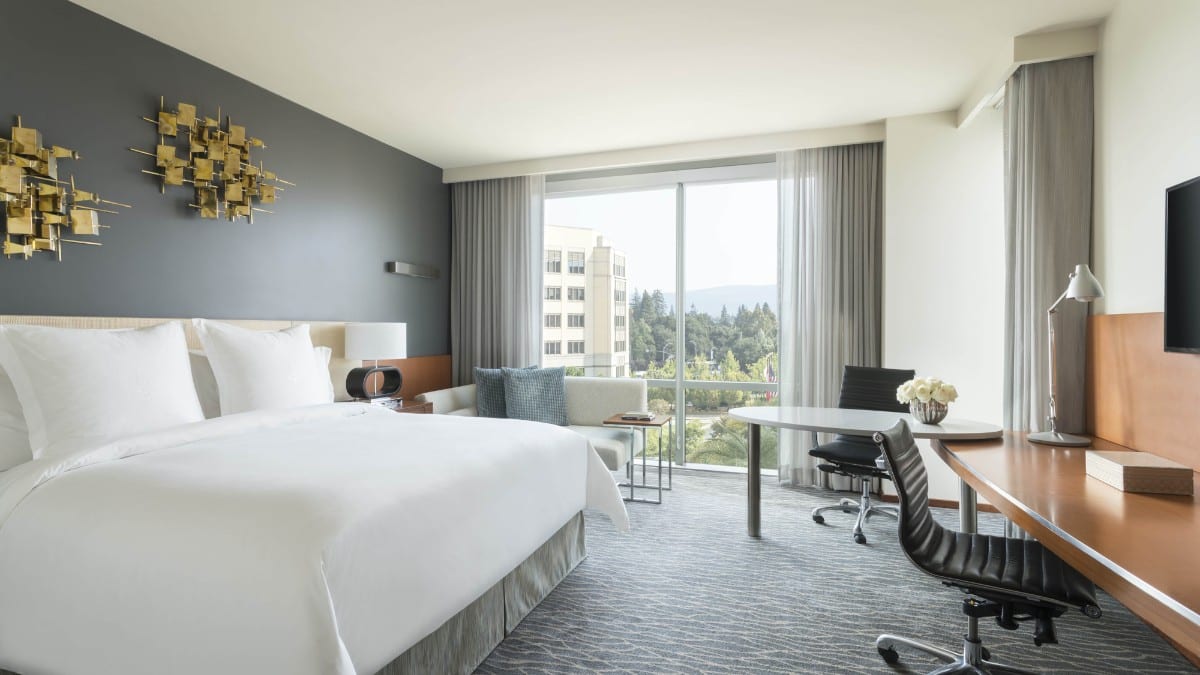 Bedroom at Four Seasons Hotel Silicon Valley at East Palo Alto