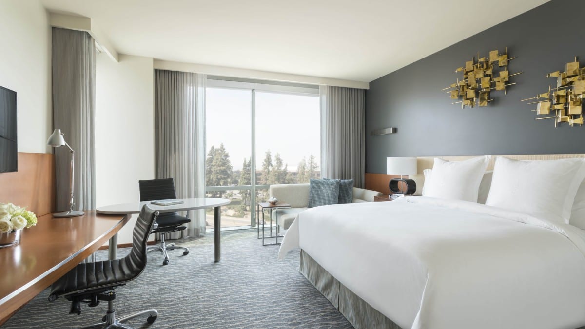 Bedroom at Four Seasons Hotel Silicon Valley at East Palo Alto
