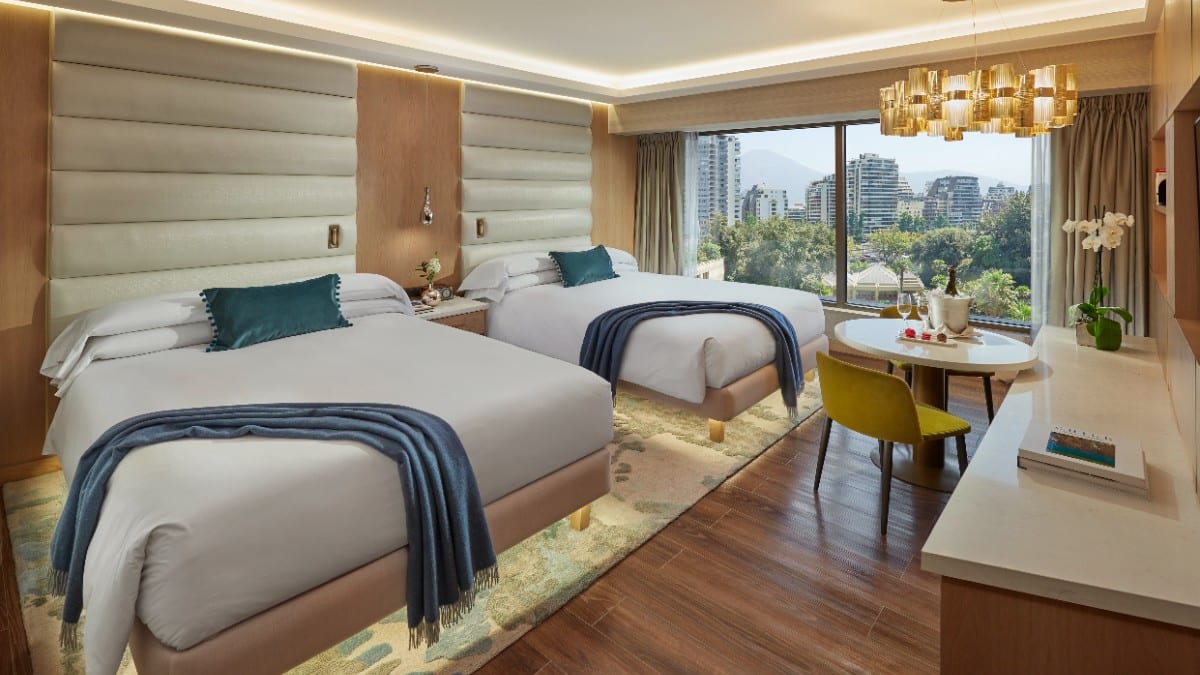 Schlafzimmer im Mandarin Oriental, Santiago
