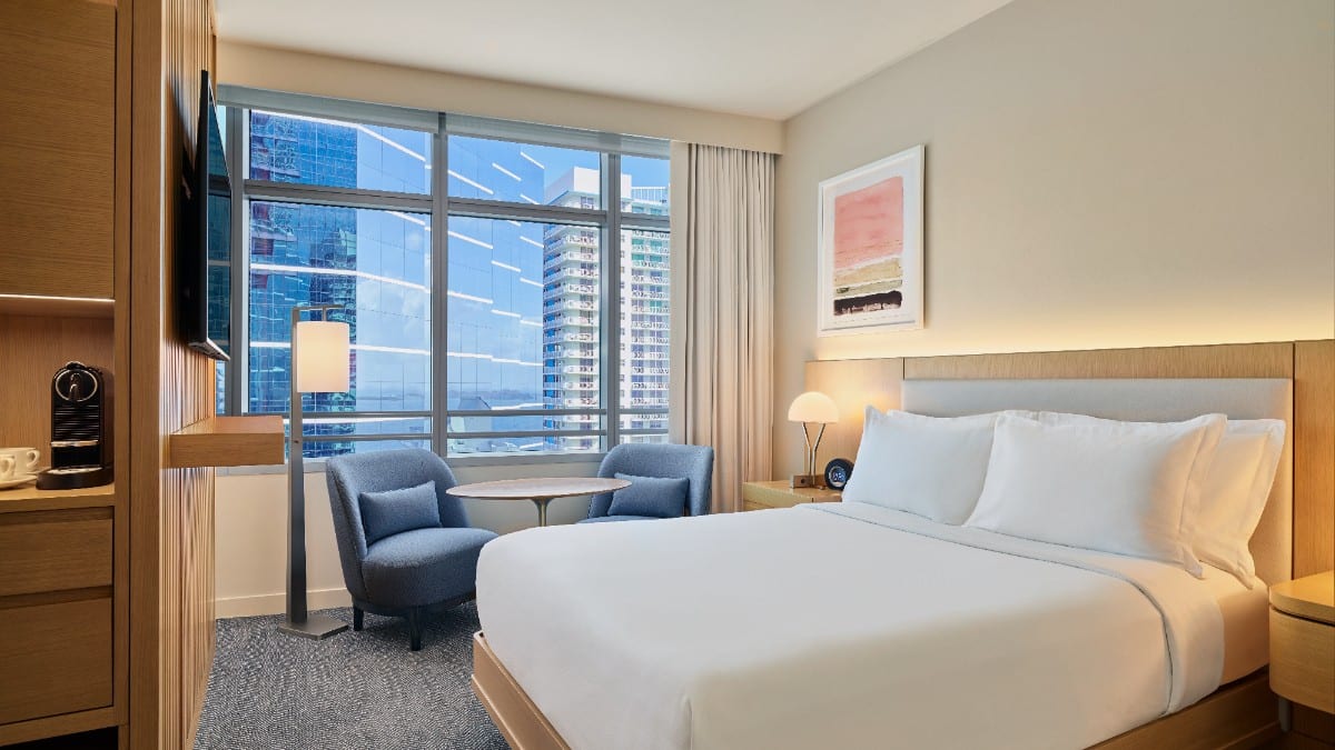 Schlafzimmer im Hotel AKA Brickell