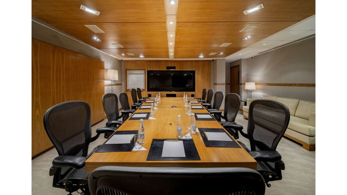 Conference room at Hotel Emiliano