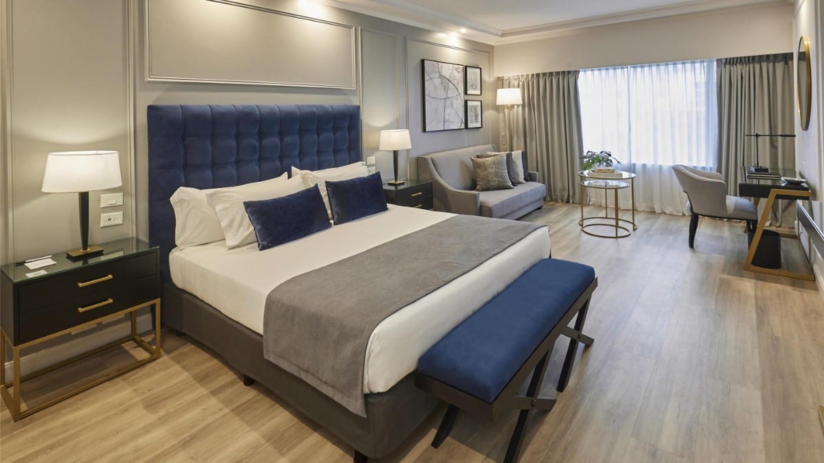 Schlafzimmer im Emperador Hotel Buenos Aires