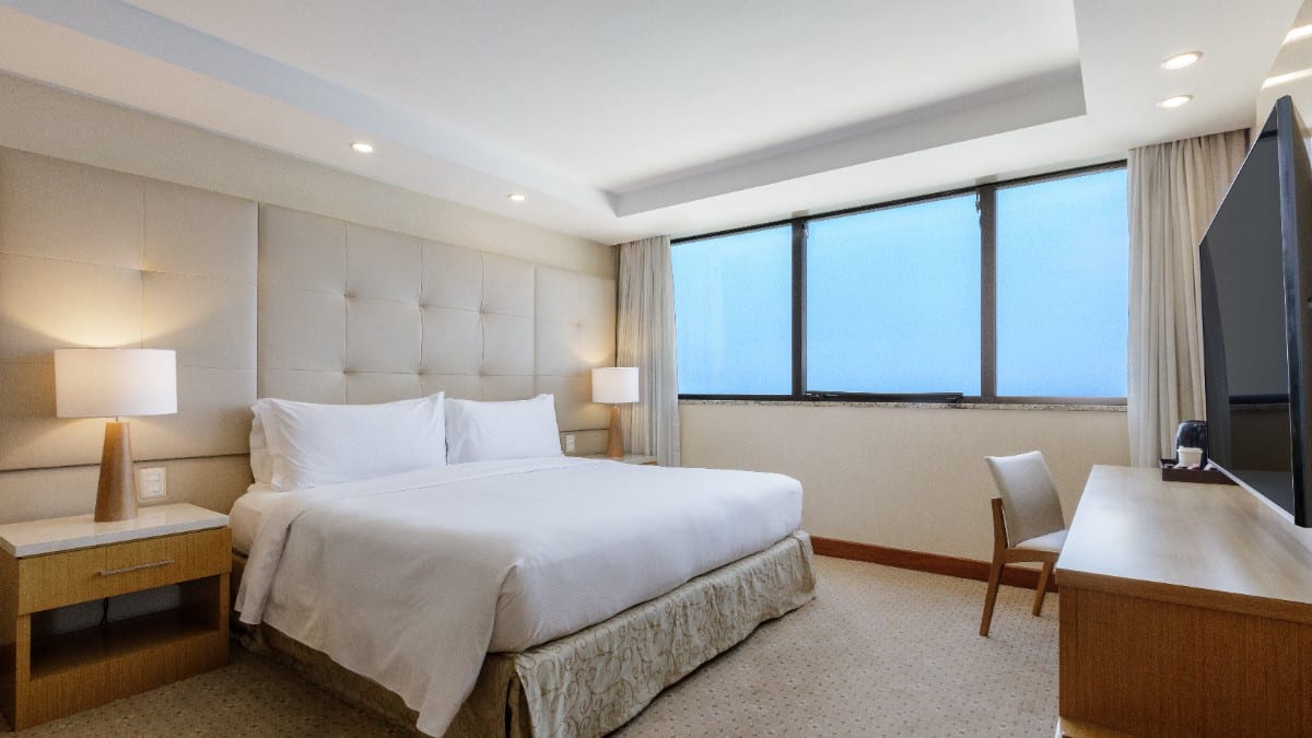 Bedroom at Hilton Copacabana Rio de Janeiro