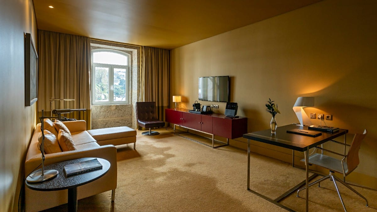 Schlafzimmer im Pestana Palacio do Freixo, Pousada & National Monument - the Leading Hotels of the World