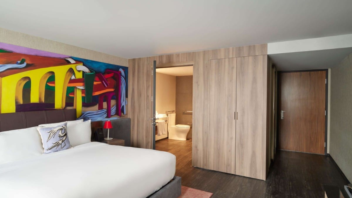 Schlafzimmer im Mondrian Mexico City Condesa
