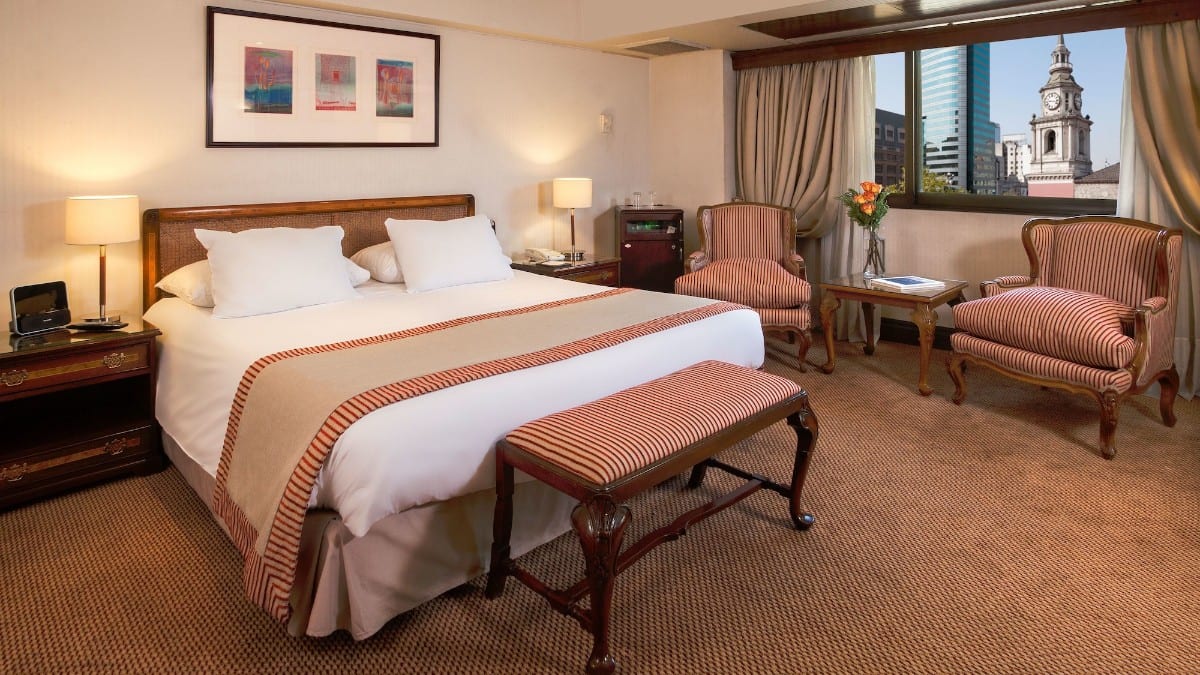 Schlafzimmer im Hotel Plaza San Francisco