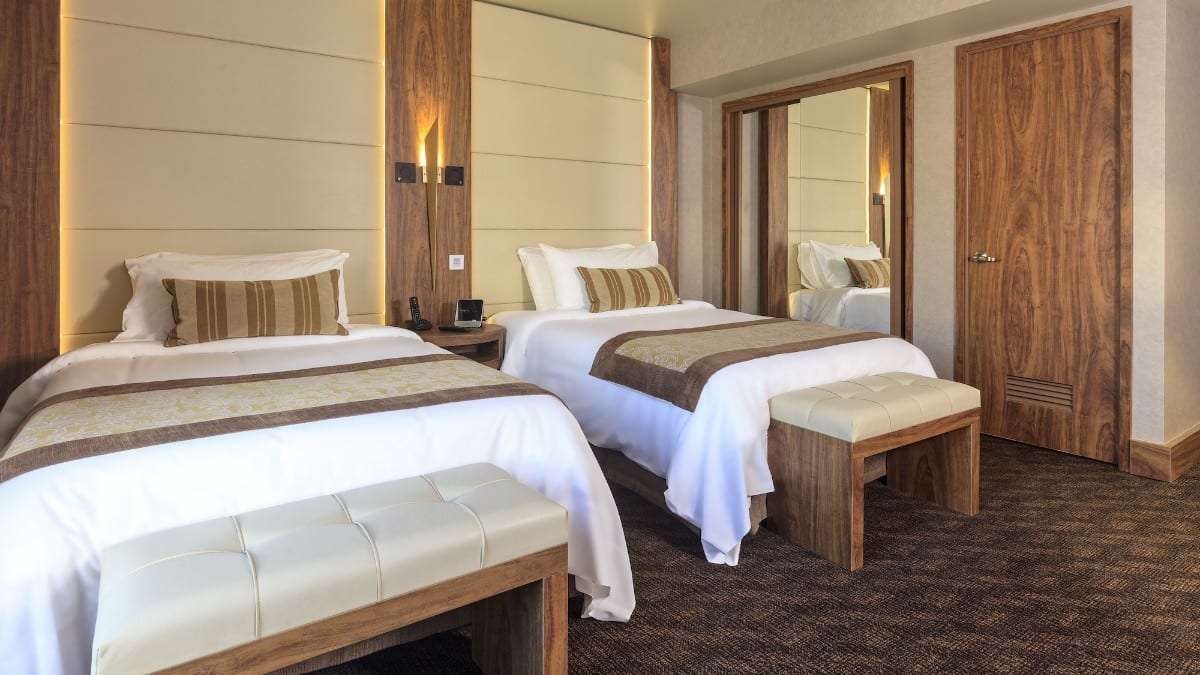 Schlafzimmer im Regal Pacific Hotel Santiago