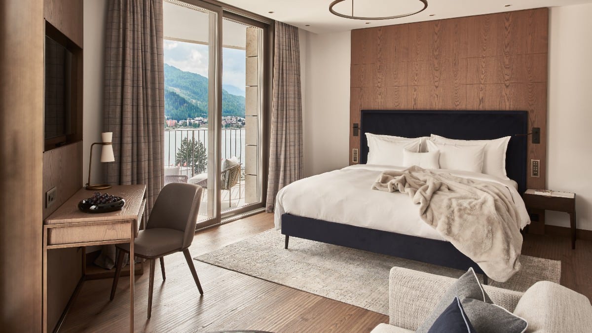 Bedroom at Hotel Grace la Margna ST Moritz
