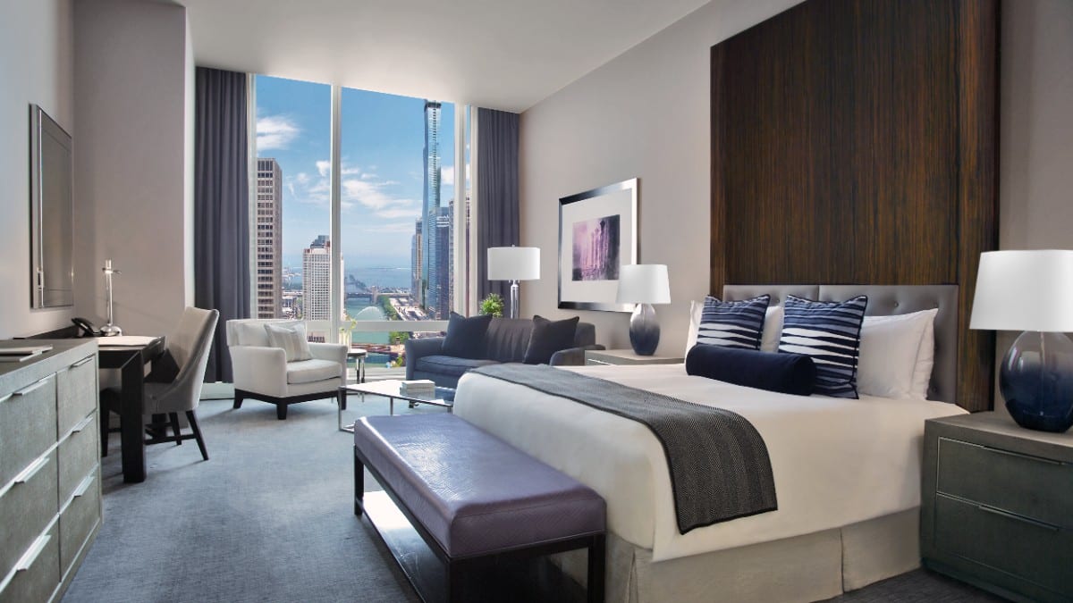 Schlafzimmer im Trump International Hotel & Tower® Chicago