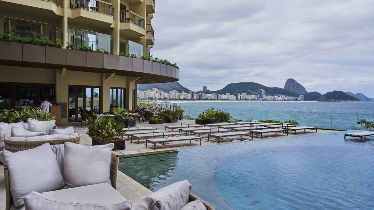 Pool at Fairmont Rio de Janeiro Copacabana