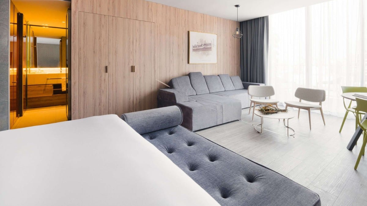 Schlafzimmer im Mondrian Mexico City Condesa