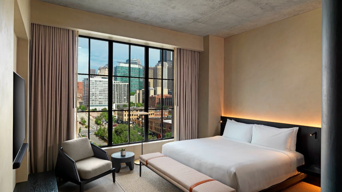 Schlafzimmer im Nobu Hotel Chicago