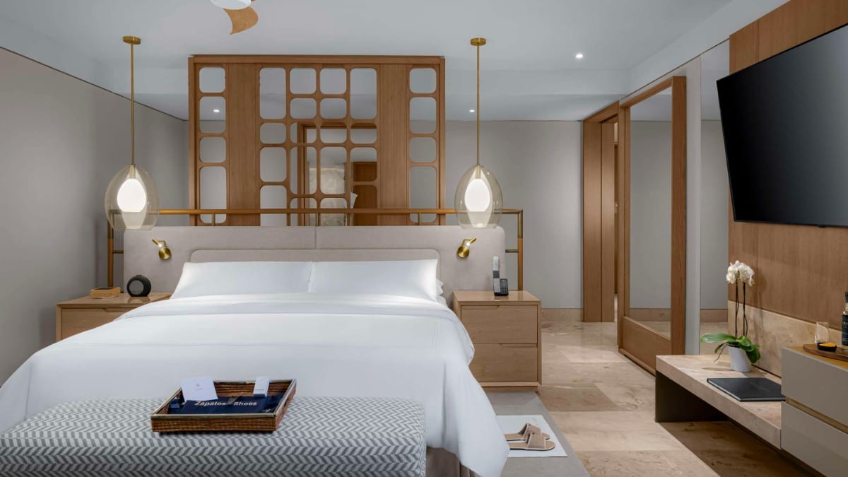 Schlafzimmer im Grand Velas Boutique Hotel