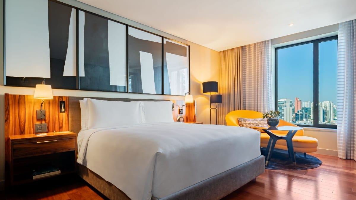Bedroom at JW Marriott Hotel Sao Paulo