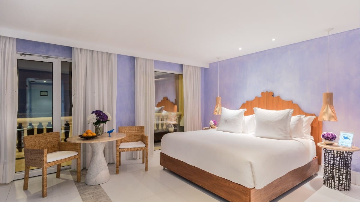 Schlafzimmer im Charleston Santa Teresa Cartagena