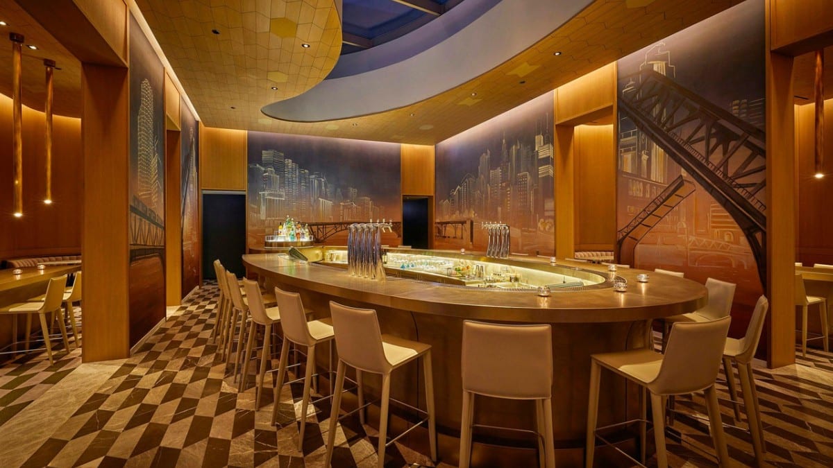 Bar im The Peninsula Chicago