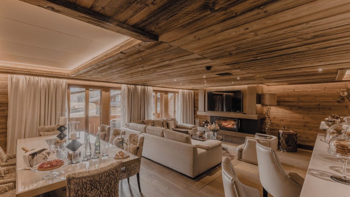 Schlafzimmer im Ultima Gstaad