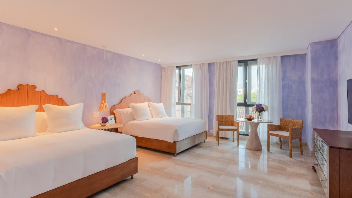 Schlafzimmer im Charleston Santa Teresa Cartagena