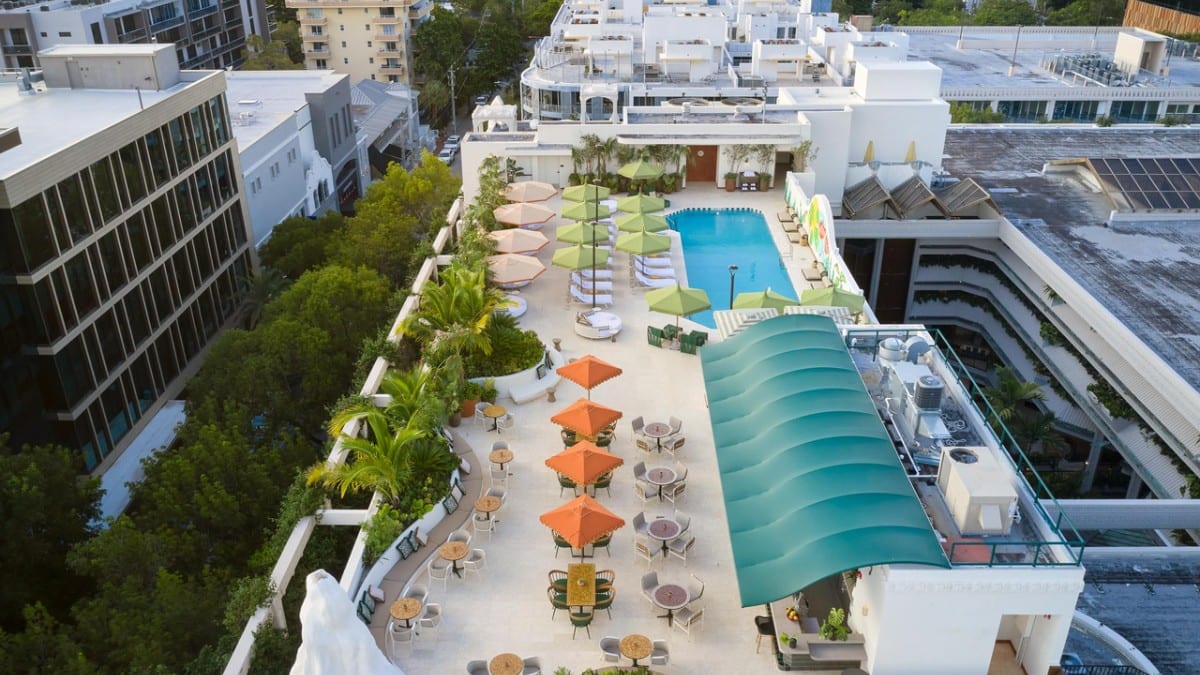 Dachterrasse im Mayfair House Hotel & Garden