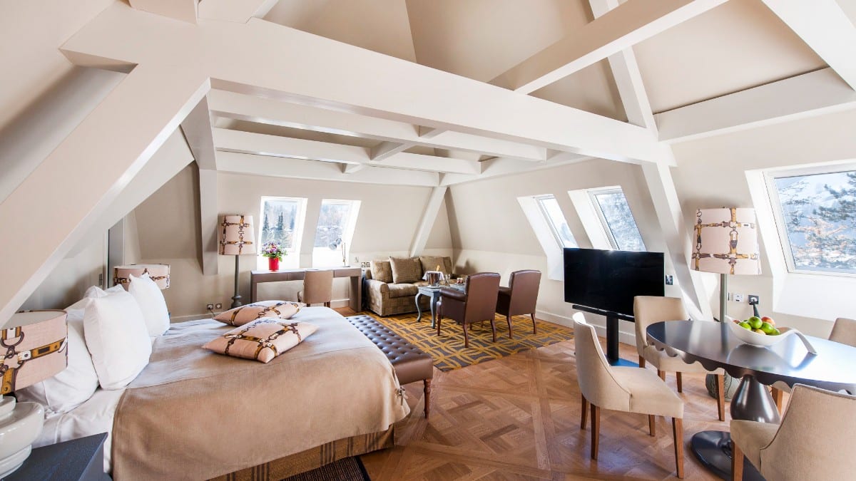 Schlafzimmer im Le Grand Bellevue