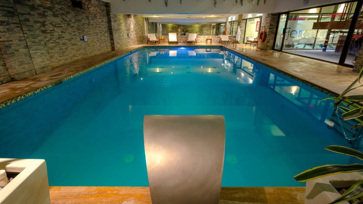 Pool im Hotel Plaza San Francisco