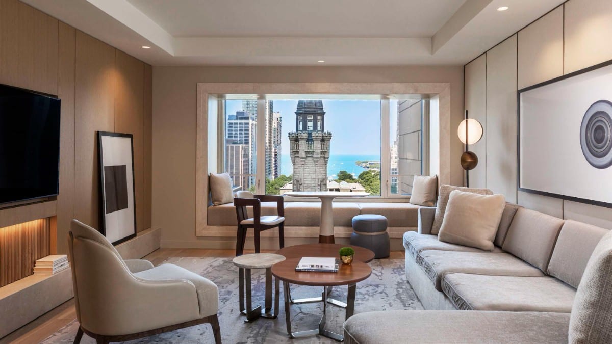 Schlafzimmer im Park Hyatt Chicago