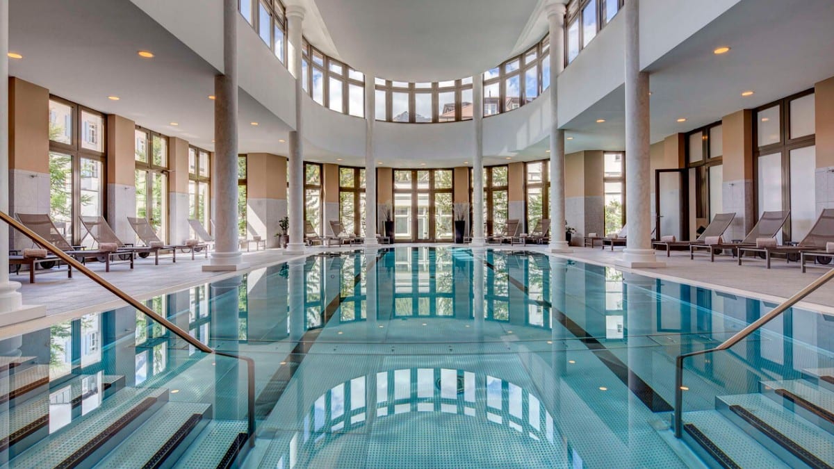 Pool at Kempinski Grand Hotel des Bains St. Moritz
