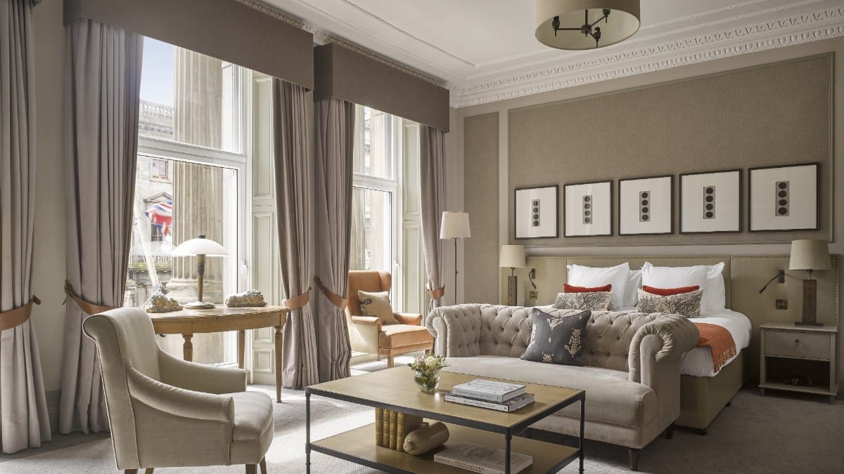 Schlafzimmer im InterContinental Hotels EDINBURGH THE GEORGE by IHG