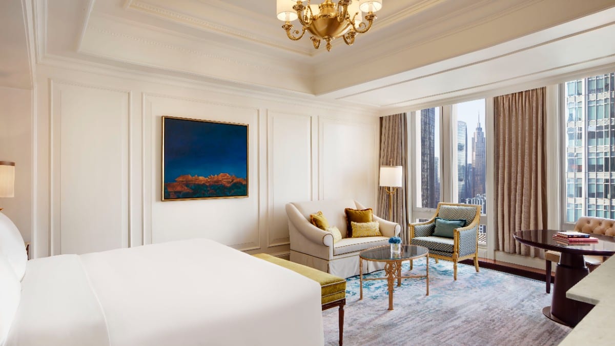 Schlafzimmer im The Ritz-Carlton, Guangzhou