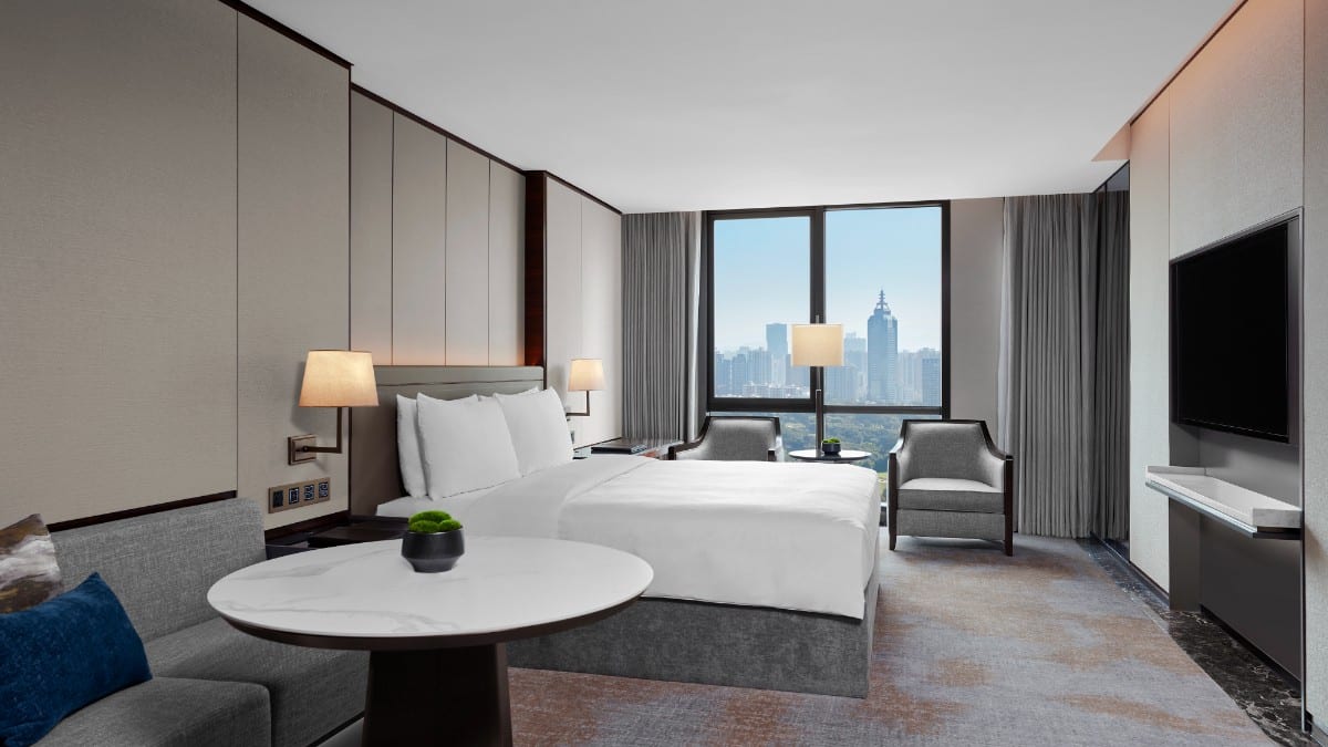 Bedroom at JW Marriott Shenzhen