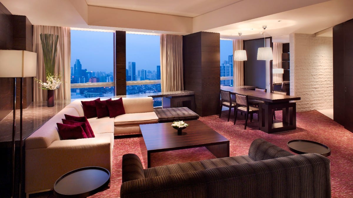 Schlafzimmer im Grand Hyatt Guangzhou