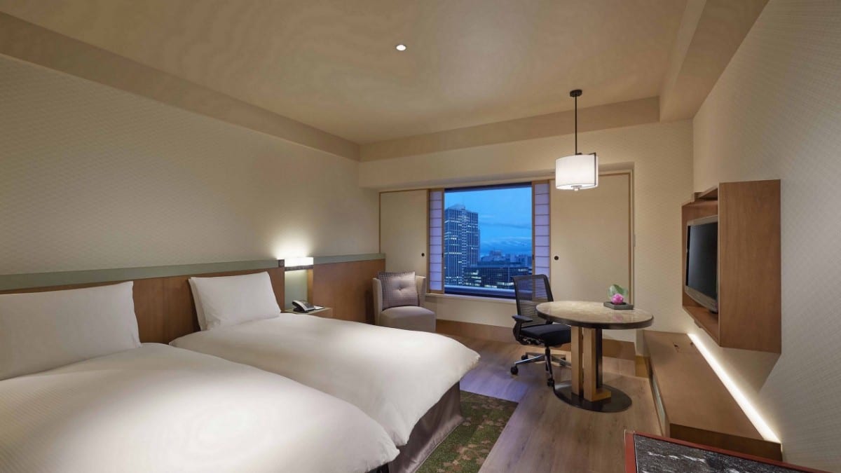 Schlafzimmer im Hilton Osaka Hotel