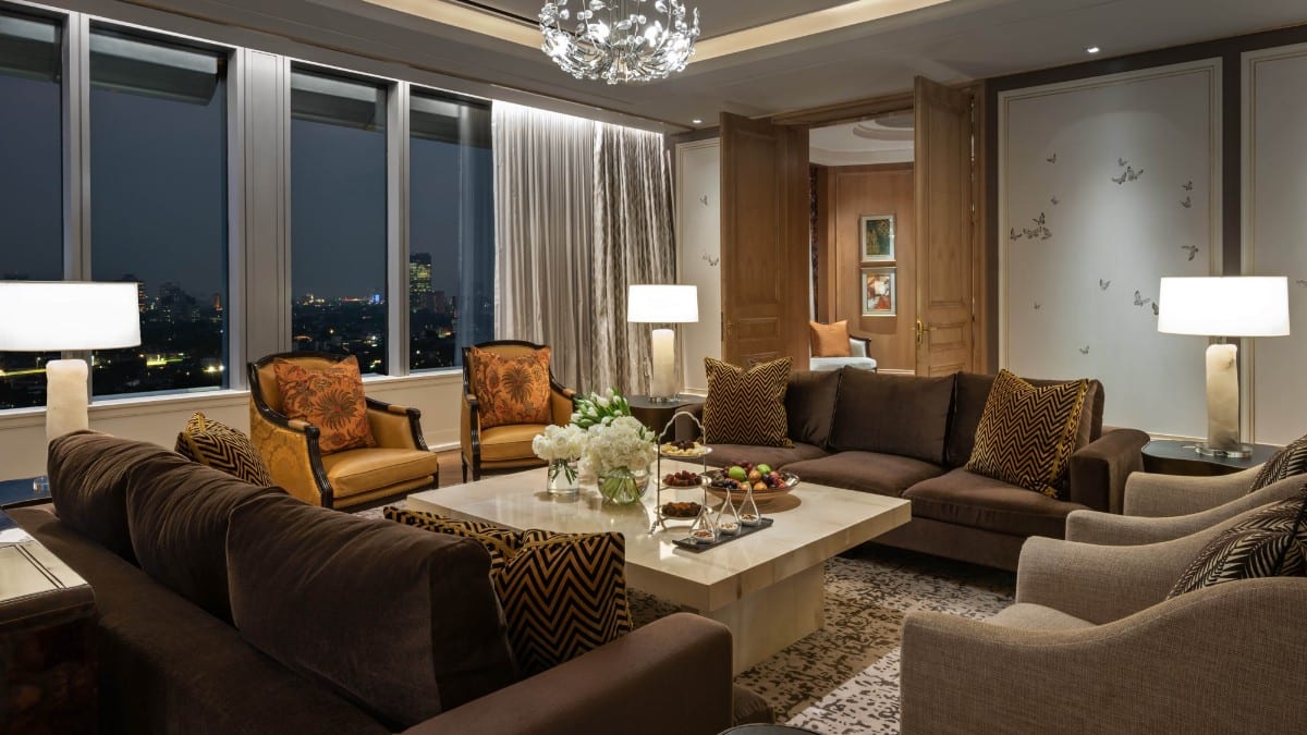 Schlafzimmer im Four Seasons Hotel Jakarta