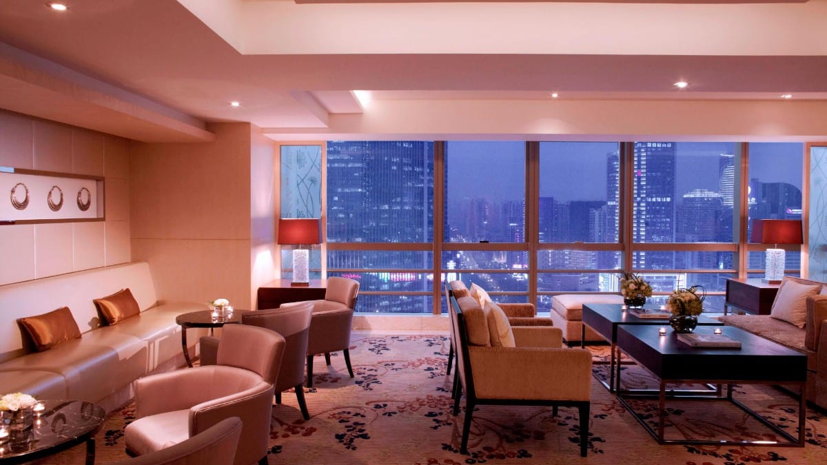 Restaurant im Guangzhou Marriott Hotel Tianhe