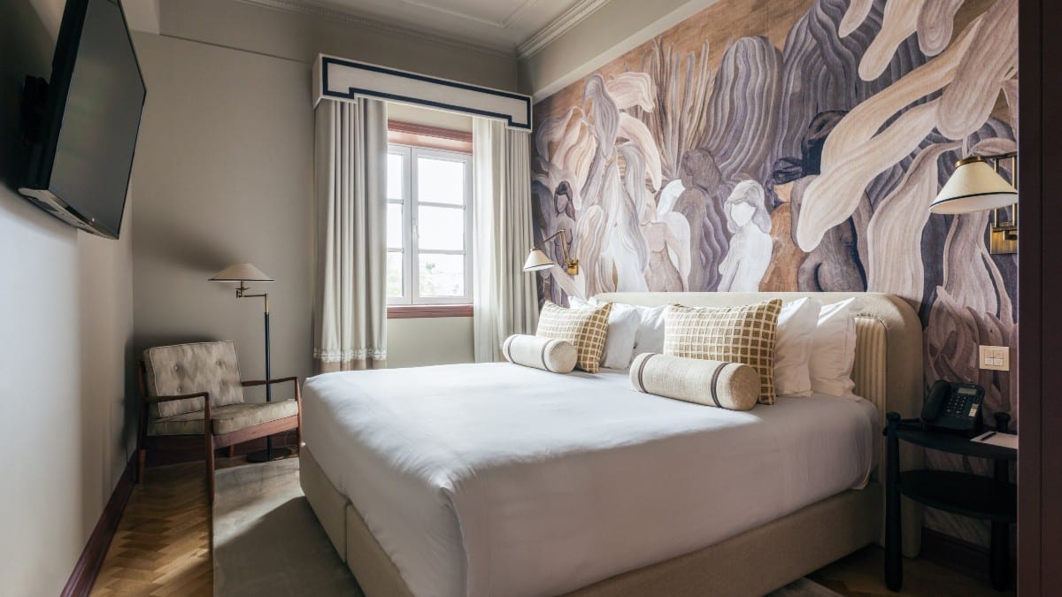 Schlafzimmer im Small Luxury Hotels of the World - Infante Sagres