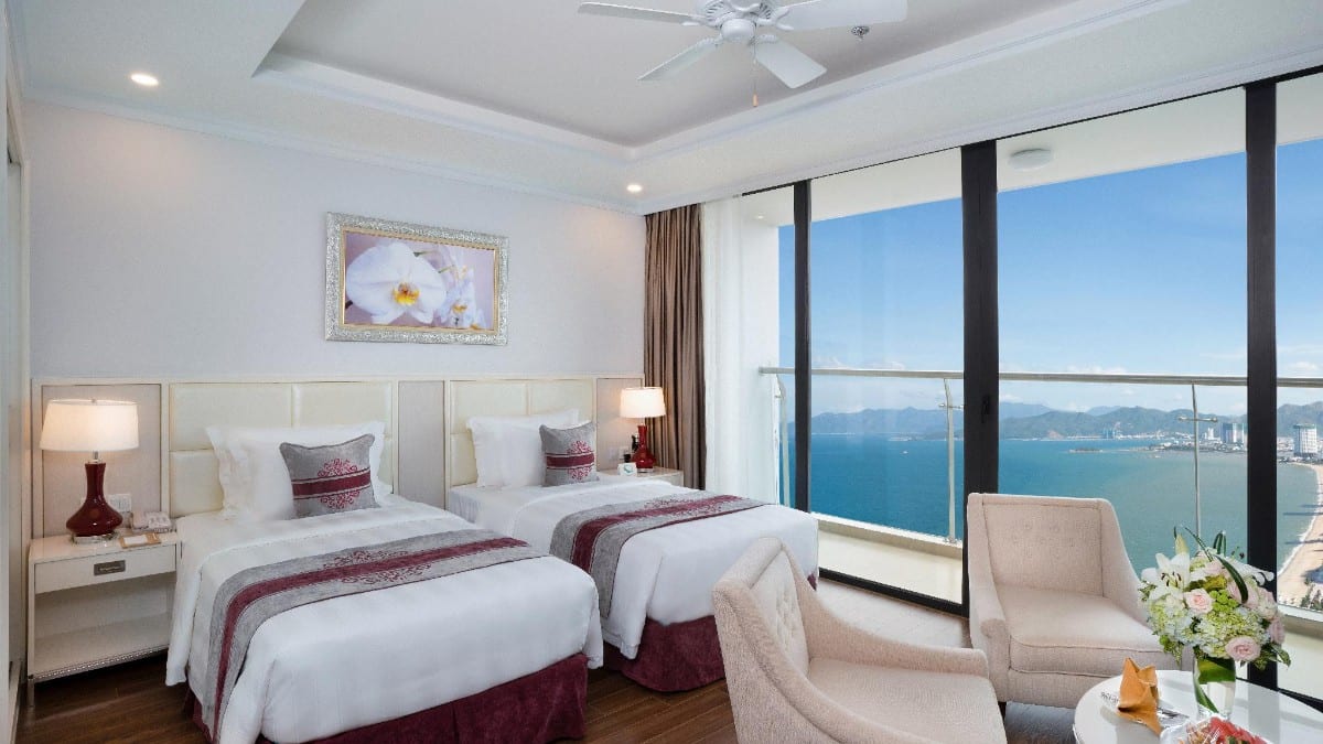 Schlafzimmer im Vinpearl Beachfront Nha Trang