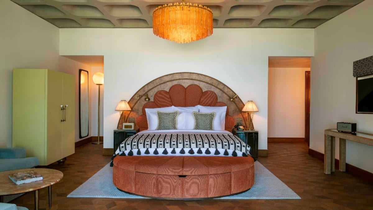 Bedroom at The Ned Doha