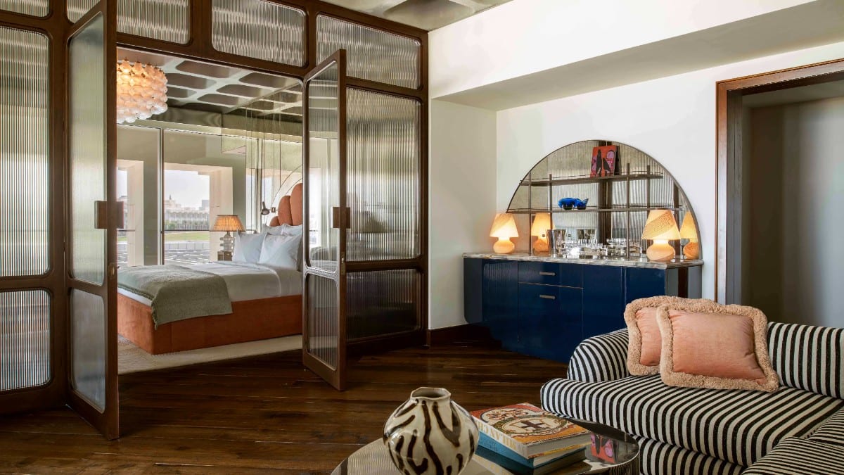 Schlafzimmer im The Ned Doha