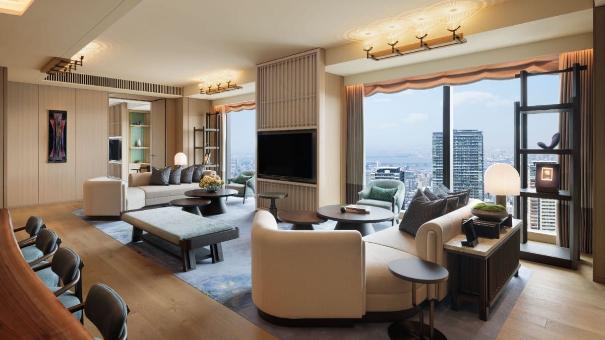 Schlafzimmer im Waldorf Astoria Osaka